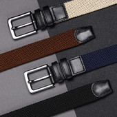 Curea de pânză cu cataramă pentru bărbați - mai multe culori