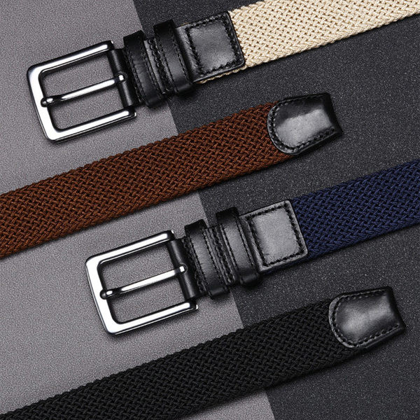 Curea de pânză cu cataramă pentru bărbați - mai multe culori