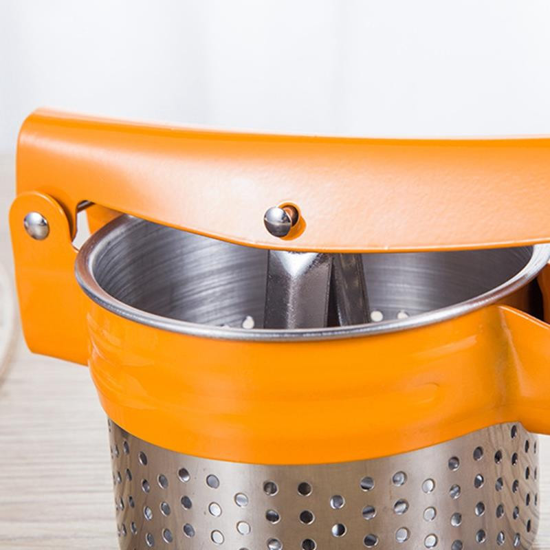 Kapmore 1-dielny odšťavovač na citrusy z nehrdzavejúcej ocele, manuálny ergonomický odšťavovač na citrusy, odšťavovač na ovocie a zeleninu, príslušenstvo