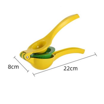 Kapmore 1pc Manual Citrus Squeezer Κράμα αλουμινίου Thicken Double Layer Lemon Squeeer Εργαλεία πίεσης εσπεριδοειδών Φρούτων & Λαχανικών