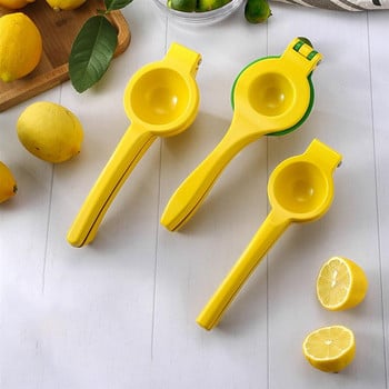 Kapmore 1 бр. Ръчна изстисквачка за цитрусови плодове Алуминиева сплав Thicken Double Layer Lemon Squeezer Преса за цитрусови плодове Инструменти за плодове и зеленчуци