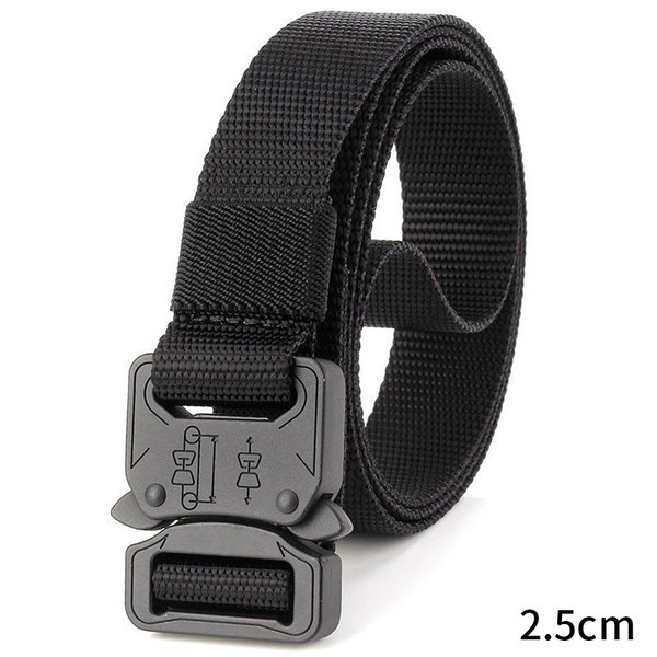 Curea pentru bărbați din material textil cu închizătoare metalică