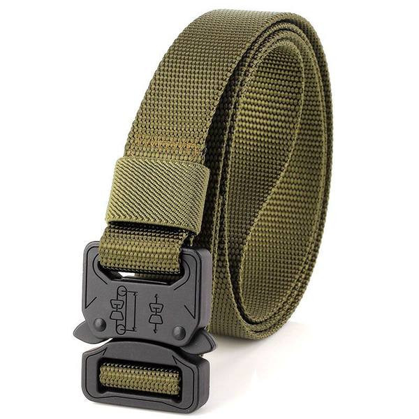 Curea pentru bărbați din material textil cu închizătoare metalică