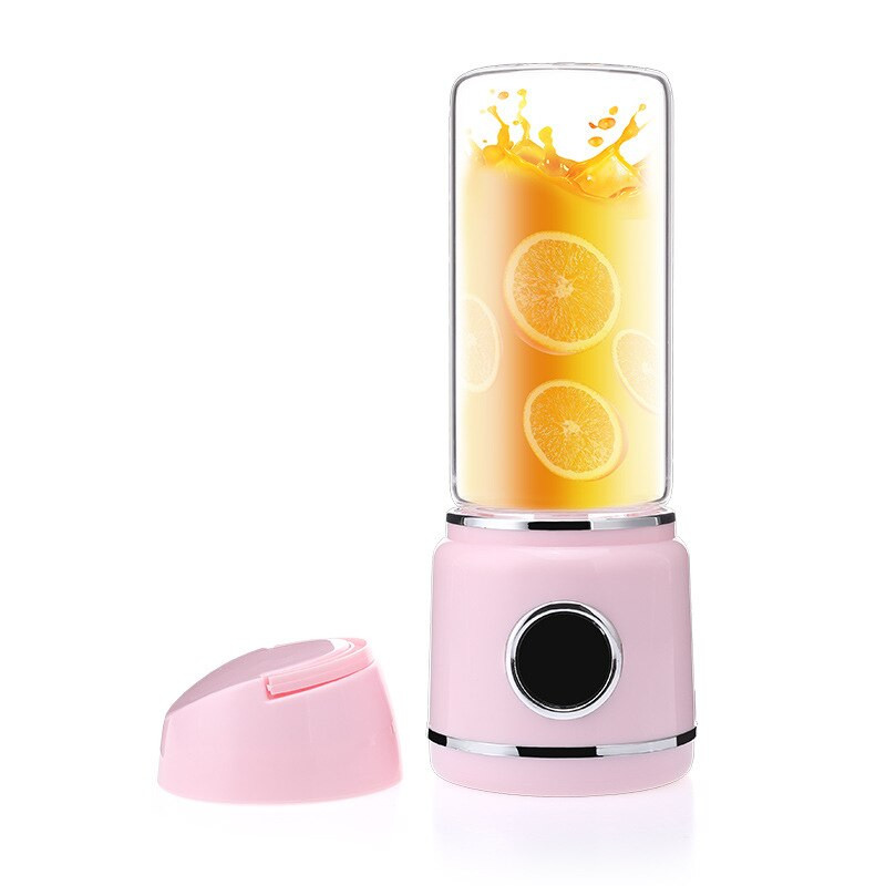 420ml mixér na zeleninu a ovocie z nehrdzavejúcej ocele, mini prenosný elektronický odšťavovač, odšťavovač šťavy so 6 čepeľami, výrobník smoothie, USB nabíjačka