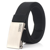 Nový model pánskeho plátenného opasku - s kovovou prackou