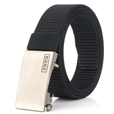 Nový model pánskeho plátenného opasku - s kovovou prackou