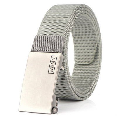 Nový model pánskeho plátenného opasku - s kovovou prackou