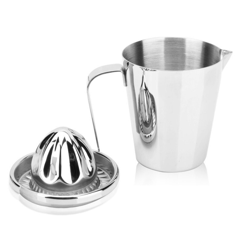 Kuchynské pomôcky Náradie z nehrdzavejúcej ocele Ručný odšťavovač na ovocie, citrón a pomaranč, stláčacie nástroje s pohármi