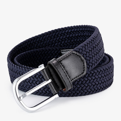 Curea textila barbati model nou cu catarama metalica patrata