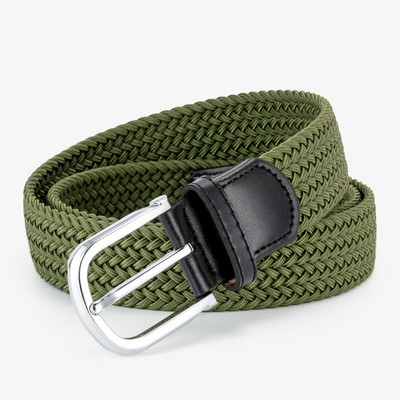 Curea textila barbati model nou cu catarama metalica patrata