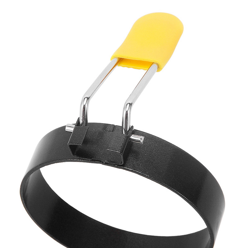 4 ks nepriľnavých kovových krúžkov na vyprážanie vajec, formy na vyprážané vajíčka s rukoväťou, okrúhle formy na palacinky, formy na vyprážanie vajec, kuchynské náradie