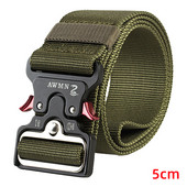 Curea textila sport-casual pentru barbati cu inchizatoare metalica