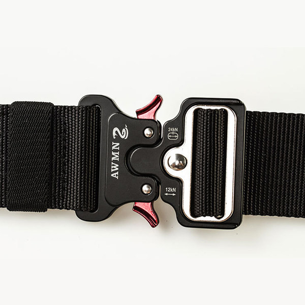 Curea textila sport-casual pentru barbati cu inchizatoare metalica