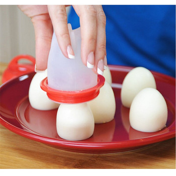 Κουζίνα αυγών σιλικόνη Αντικολλητική κουζίνα βραστήρα αυγών Συσκευασία 6 τεμαχίων Βραστά αυγά Φλιτζάνια φόρμας Ατμιστή κουζίνα Gadget