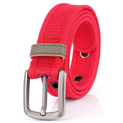 Curea de pânză cu cataramă pentru bărbați - în culori închise