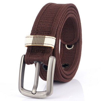 Curea de pânză cu cataramă pentru bărbați - în culori închise