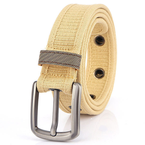 Curea de pânză cu cataramă pentru bărbați - în culori închise