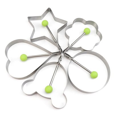 Forma na dusené vajíčka z mäkkého silikónu potravinárskej kvality, pohár na raňajky na vajíčka na mäkko, forma na kuchynské náradie, 4 ks/sada + 1 štetec zadarmo