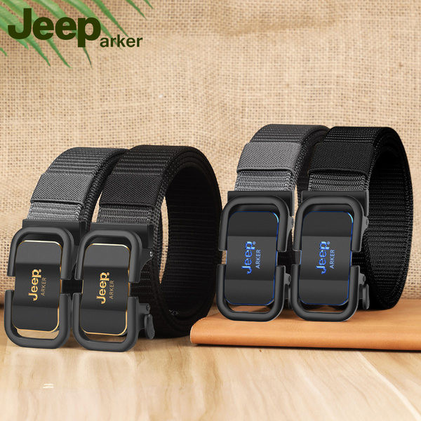 Cureaua casual cu cataramă din pânză pentru bărbați