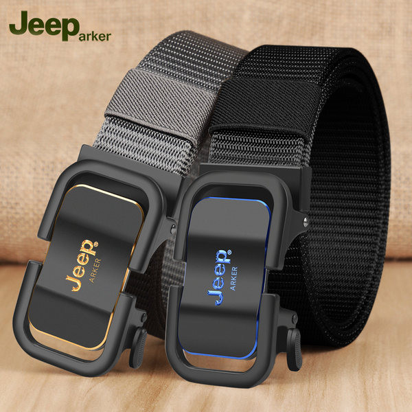 Cureaua casual cu cataramă din pânză pentru bărbați