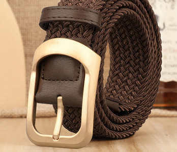 Pánsky ležérny pletený opasok