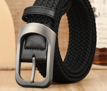 Pánsky ležérny pletený opasok