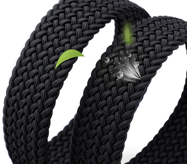 Pánsky ležérny pletený opasok