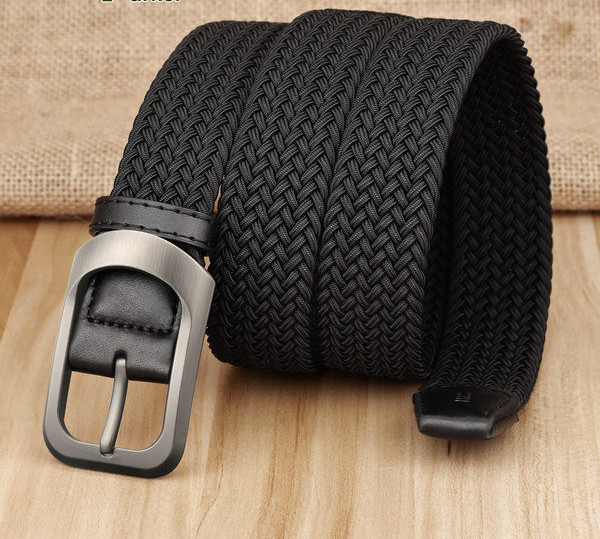 Pánsky ležérny pletený opasok