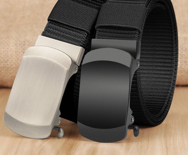 Cureaua de barbati textila model curat cu inchizatoare metalica