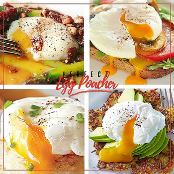 Κουζίνα φούρνος μικροκυμάτων Egg Poacher κατηγορίας τροφίμων Μαγειρικά σκεύη Διπλό φλιτζάνι βραστήρας αυγών Κουζίνα σετ αυγών στον ατμό Φούρνοι μικροκυμάτων Εργαλεία μαγειρέματος