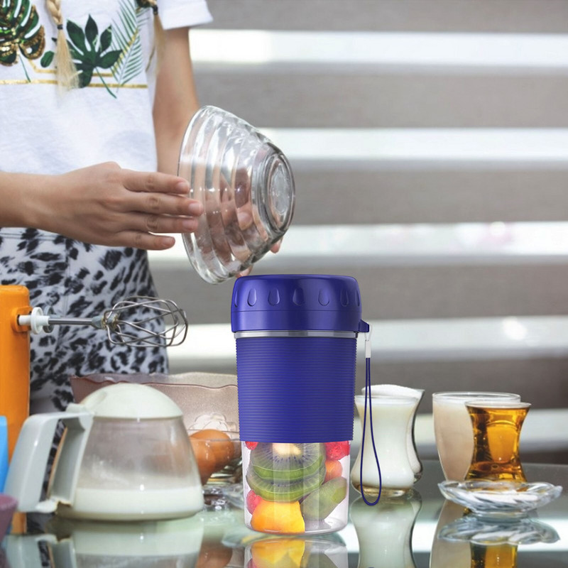 Osobné mixéry, malý elektrický odšťavovač, 4 čepele z nehrdzavejúcej ocele, multifunkčný odšťavovač, do kancelárie, na šport, na cesty, do posilňovne