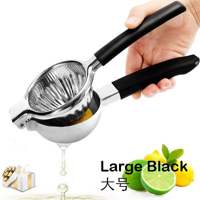 Odšťavovač citrónov, ručný odšťavovač limetky z nehrdzavejúcej ocele, lis na citrusy s protišmykovou úpravou