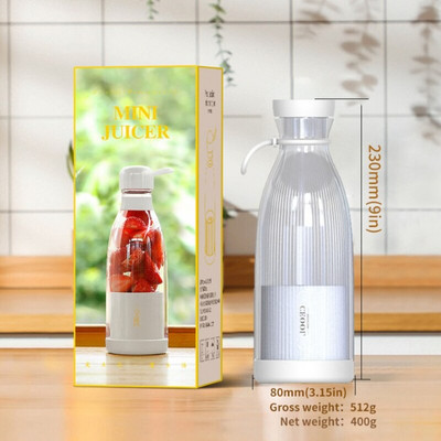 300ml prenosný mini odšťavovač, bezdrôtový sprievodný elektrický odšťavovač, malý nabíjateľný USB odšťavovač, kuchynské pomôcky