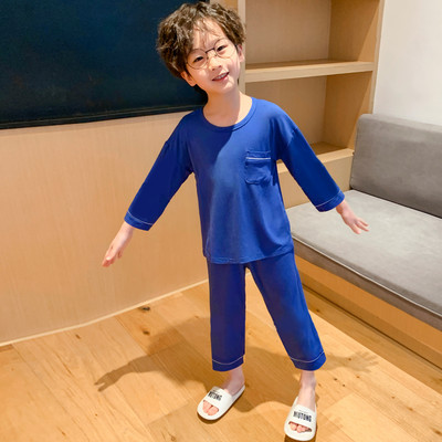 Vaikiška vienspalvė dviejų dalių pižama berniukams