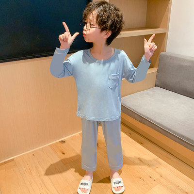 Vaikiška vienspalvė dviejų dalių pižama berniukams