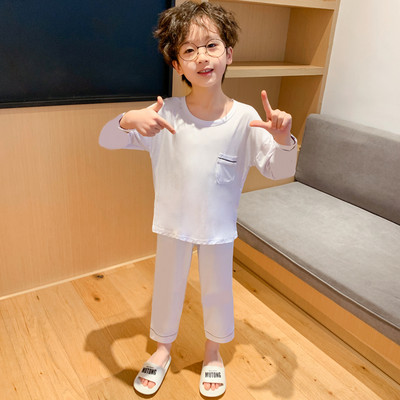 Vaikiška vienspalvė dviejų dalių pižama berniukams