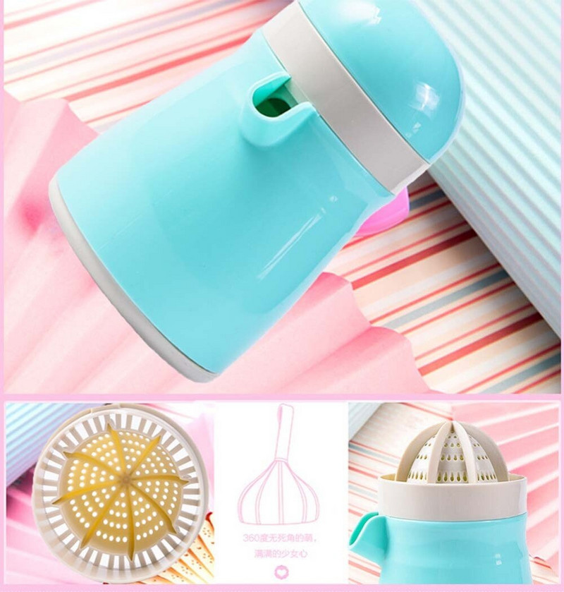 Prenosný manuálny odšťavovač na ovocie a pomaranče, pomarančový tučniak, džús, pohár na tučniak, do domácej jedálne a reštaurácie