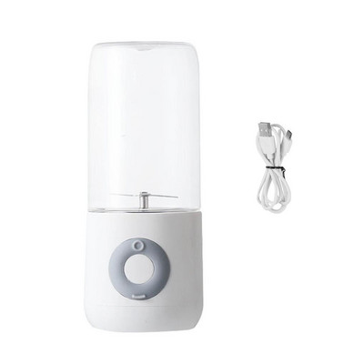 400 ml mini vaisių sulčiaspaudė belaidė rankinė sulčiaspaudė Įkraunama elektrinė virtuvės sulčiaspaudė 6 vnt. vaisių pjaustyklės Vaisių daržovių įrankis