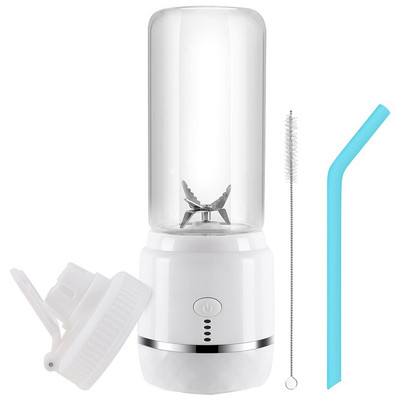 USB elektromos mini facsaró Hordozható újratölthető gyümölcs zöldség turmixgép 400 ml lé turmix csésze mixer konyhai gyümölcs eszközök