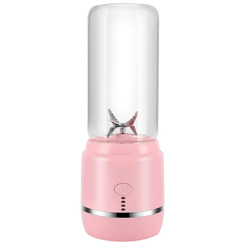 USB elektromos mini facsaró Hordozható újratölthető gyümölcs zöldség turmixgép 400 ml lé turmix csésze mixer konyhai gyümölcs eszközök