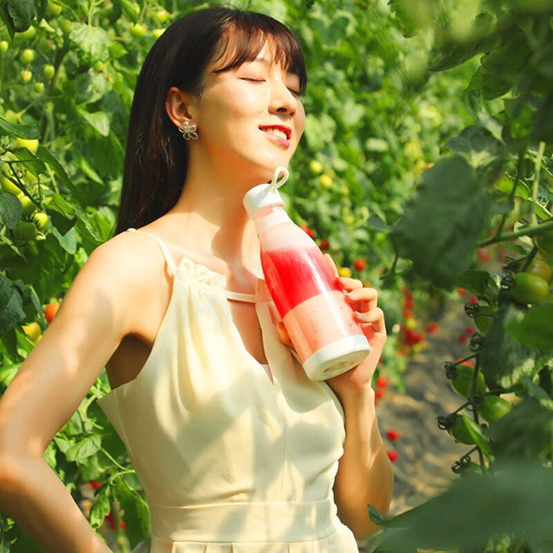 Prenosný odšťavovač, elektrický mixér, USB mixér na ovocie so sklenenými extraktormi na mliečne kokteily, multifunkčný stroj na výrobu ovocných štiav