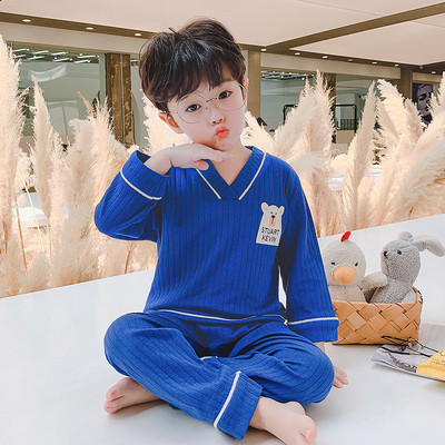 Dviejų dalių vaikiška pižama berniukams - su siuvinėjimu