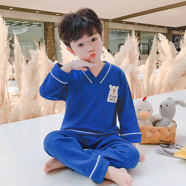 Dviejų dalių vaikiška pižama berniukams - su siuvinėjimu