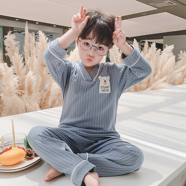 Dviejų dalių vaikiška pižama berniukams - su siuvinėjimu