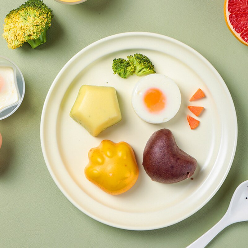 4 бр. Контейнери за бебешка храна за варене на яйца Купа за уред за варене на яйца със сепаратор за яйчен жълтък Маслена четка Кухненски инструменти за готвене Аксесоари