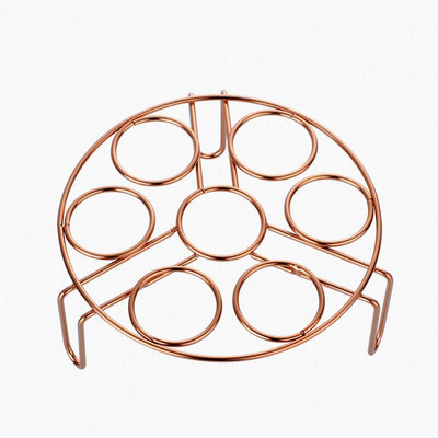 Nástroje na varenie Zlatý multifunkčný naparovací domáci stojan z nehrdzavejúcej ocele na vajcia naparovací stojan s vysokou nohou, vodotesný naparovací stojan