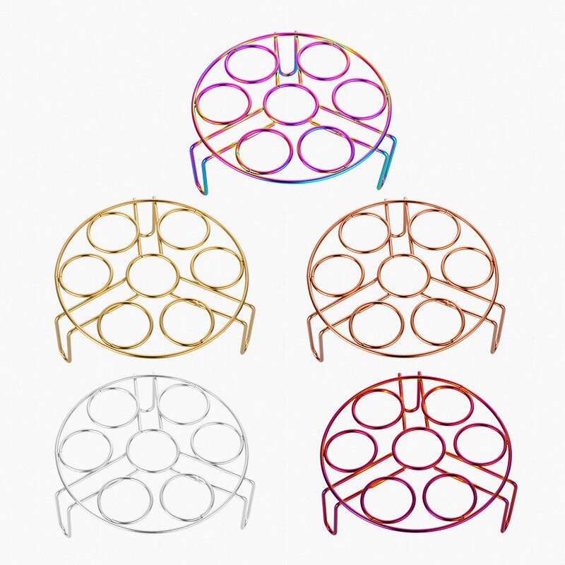 Nástroje na varenie Zlatý multifunkčný naparovací domáci stojan z nehrdzavejúcej ocele na vajcia naparovací stojan s vysokou nohou, vodotesný naparovací stojan