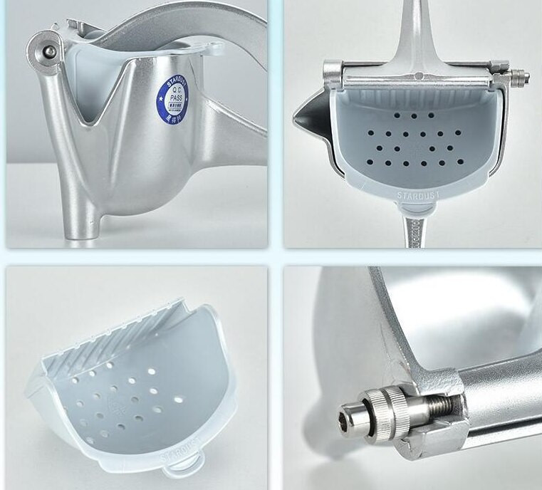 Ručný odšťavovač z hliníkovej zliatiny, tlakový odšťavovač na šťavu z granátového jablka, citrónová šťava z cukrovej trstiny, kuchynský nástroj na ovocie, rýchle dodanie