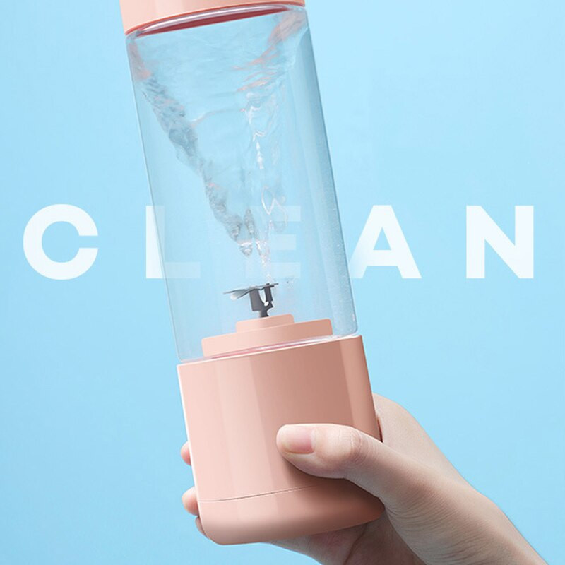 Mini elektrický džúsový pohár s USB nabíjateľnými čepeľami z nehrdzavejúcej ocele 304, prenosný na kokteily, smoothie a džúsy