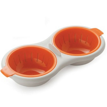 1 PC Microwave Egg Poacher with Did Food Grade PP Heat Resistant egg Boiler Creative Practical Egg Tools Kitchen Gadget